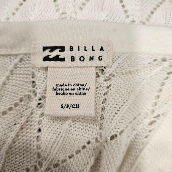 NWOT Billabong Only You Top in Salt Crystal Sz S - Picture 3 of 11